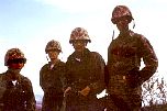 SSgt. Thilking, Sgt. Varnado, Me, and Cpl. Loreth